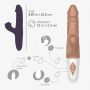 Wibrator realistyczny posuwisty Crushious El Matador 22,5 cm USB - 12
