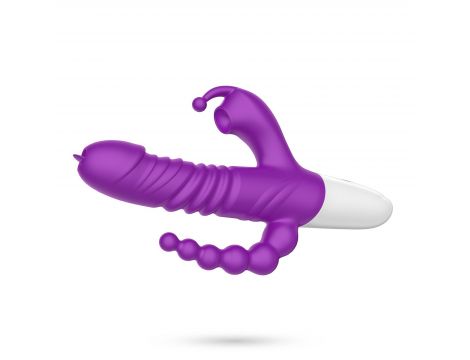 Wibrator punktu G Crushious Wrangler z posuwem i ssaniem USB 23 cm - 10