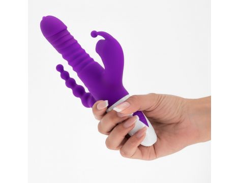 Wibrator punktu G Crushious Wrangler z posuwem i ssaniem USB 23 cm - 13