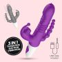 Wibrator punktu G Crushious Wrangler z posuwem i ssaniem USB 23 cm - 5