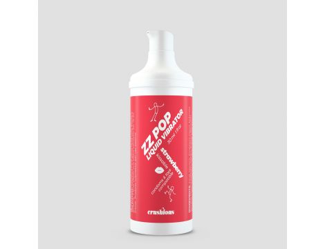 Płyn wibrujący Crushious ZZ Pop truskawkowy 30 ml - 2