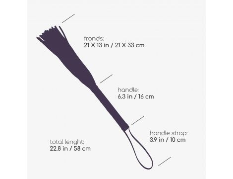 Pejcz dziewięcioogonowy Crushious Floggy czarny 58 cm - 3