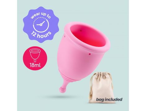 Kubeczek menstruacyjny Crushious Minerva XS 5,5 cm z woreczkiem - 2