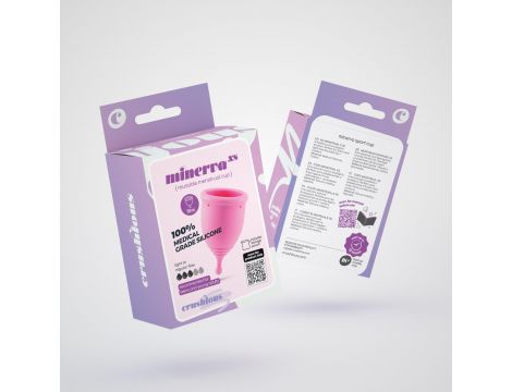 Kubeczek menstruacyjny Crushious Minerva XS 5,5 cm z woreczkiem - 12