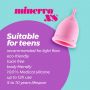 Kubeczek menstruacyjny Crushious Minerva XS 5,5 cm z woreczkiem - 10
