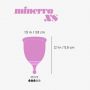 Kubeczek menstruacyjny Crushious Minerva XS 5,5 cm z woreczkiem - 12