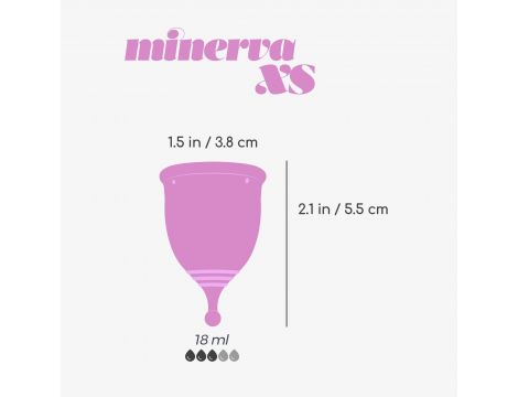 Kubeczek menstruacyjny Crushious Minerva XS z woreczkiem i cleanerem 150 ml - 9
