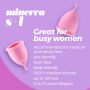 Kubeczek menstruacyjny Minerva Crushious S L z woreczkiem - 12