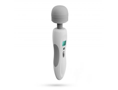 Masażer wand Crushious Harlequin z podgrzewaniem USB 27 cm - 5