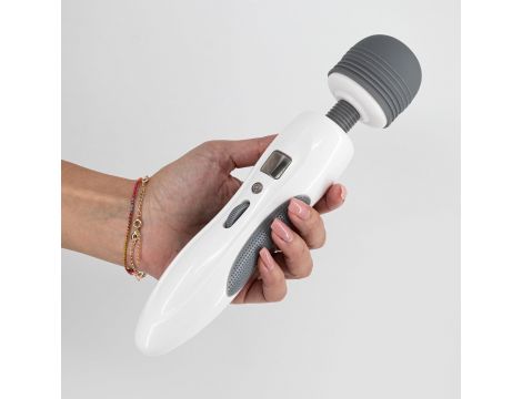 Masażer wand Crushious Harlequin z podgrzewaniem USB 27 cm - 10