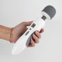 Masażer wand Crushious Harlequin z podgrzewaniem USB 27 cm - 11