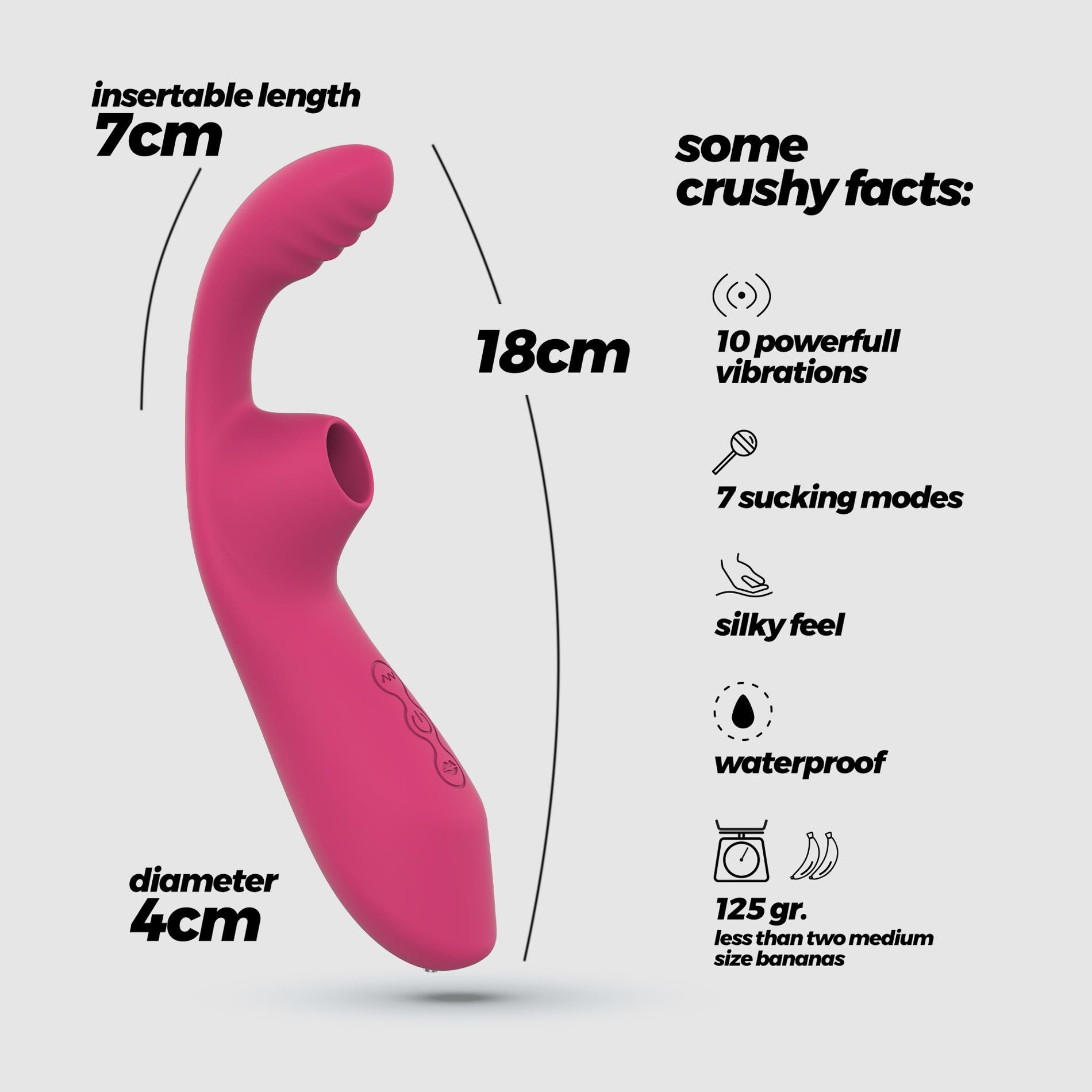 Crushious Cyrano Clitoral Recargeable Stimulator