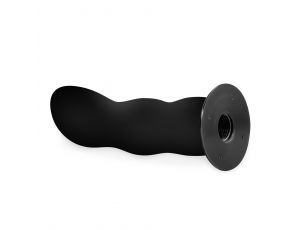 Strap on silikonowy Crushious Snapper czarny 12,5 cm