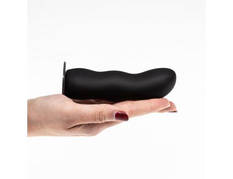 Strap on silikonowy Crushious Snapper czarny 12,5 cm - 9