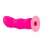 Strapon falowany silikonowy Crushious Snapper różowy 12,5 cm - 7