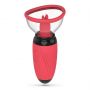 Stymulator z ssaniem i wibrującymi językami Crushious Scarlet USB - 3