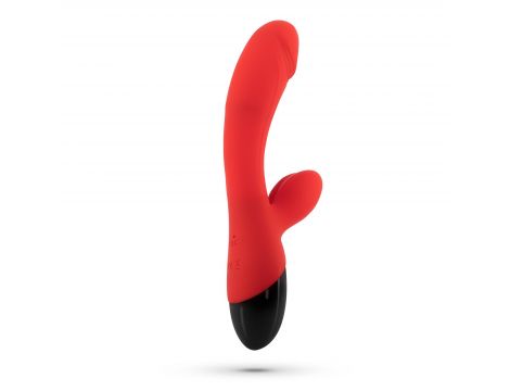 Wibrator króliczek Crushious Dare Dong silikonowy USB 20 cm - 9
