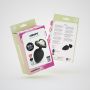 Plug analny Crushious Cuore Large z wymiennymi kryształkami - 9