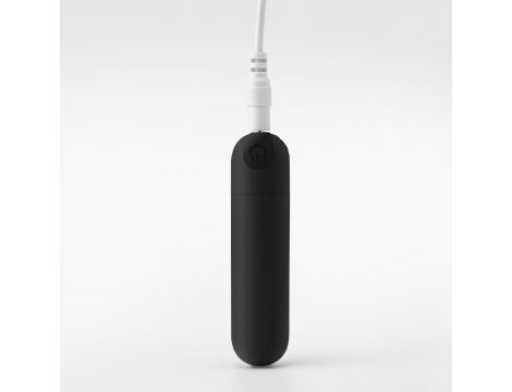 Mini wibrator iMoan Crushious czarny USB 7,6 cm - 3