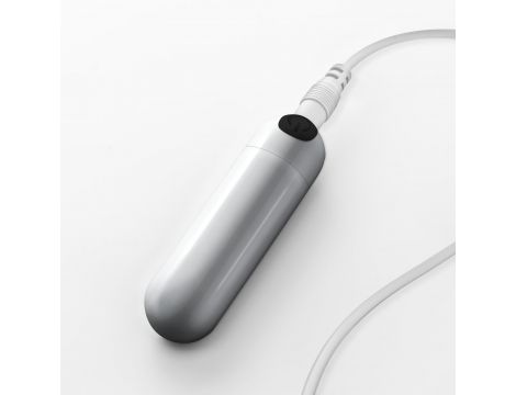 Wibrator mini Crushious iMoan srebrny USB 7,6 cm - 6