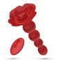 Korek analny wirujący Crushious Rosaline z pilotem silikonowy 19cm - 2