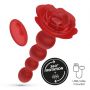 Korek analny wirujący Crushious Rosaline z pilotem silikonowy 19cm - 4