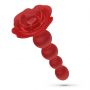 Korek analny wirujący Crushious Rosaline z pilotem silikonowy 19cm - 6
