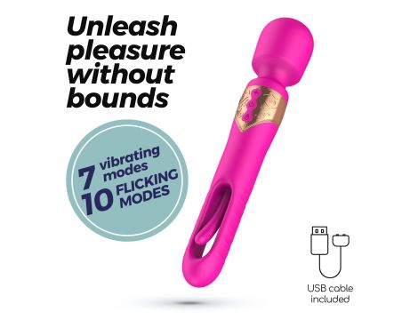 Masażer wibracyjny Crushious Big Ben dualny USB 25,9 cm - 2