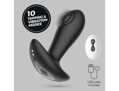 Masażer prostaty Octo z pilotem Crushious USB 12 cm - 3