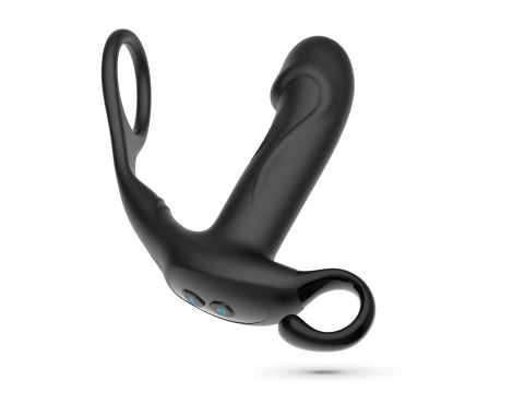 Masażer prostaty Crushious Magoo z pierścieniem i pilotem USB 14 cm - 10