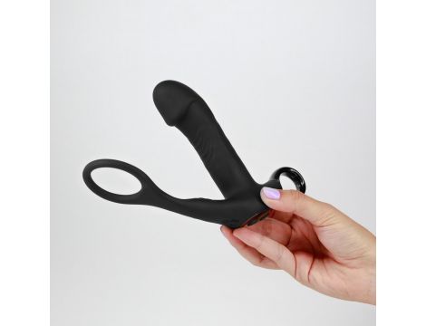 Masażer prostaty Crushious Magoo z pierścieniem i pilotem USB 14 cm - 7