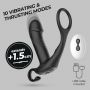 Masażer prostaty Crushious Magoo z pierścieniem i pilotem USB 14 cm - 2