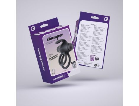 Pierścień wibrujący Thumper Crushious podwójny z pilotem USB - 7