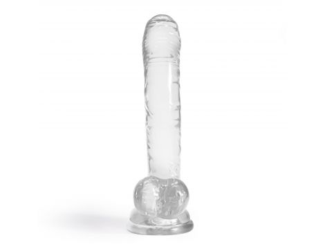 Dildo analne Crushious Hudini żelowe transparentne 17,5 cm - 3