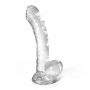 Dildo analne Crushious Hudini żelowe transparentne 17,5 cm - 2
