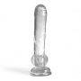 Dildo analne Crushious Hudini żelowe transparentne 17,5 cm - 5