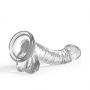 Dildo analne Crushious Hudini żelowe transparentne 17,5 cm - 8