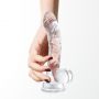 Dildo analne Crushious Hudini żelowe transparentne 17,5 cm - 7