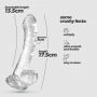 Dildo analne Crushious Hudini żelowe transparentne 17,5 cm - 10