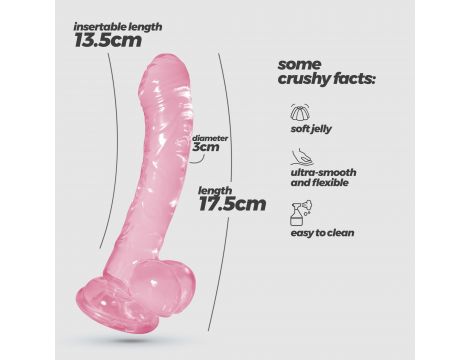 CRUSHIOUS HUDINI JELLY ANAL DILDO PINK - 8