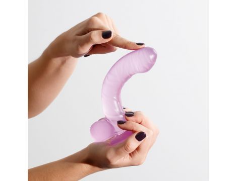Dildo analne żelowe Crushious Hudini fioletowe 17,5 cm - 10
