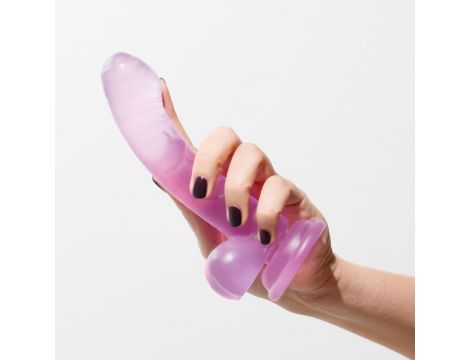 Dildo analne żelowe Crushious Hudini fioletowe 17,5 cm - 7