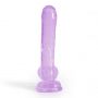 Dildo analne żelowe Crushious Hudini fioletowe 17,5 cm - 6