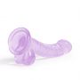 Dildo analne żelowe Crushious Hudini fioletowe 17,5 cm - 5