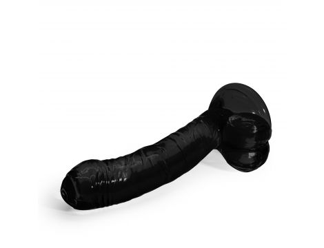 Dildo żelowe Crushious Hudini analne czarny 17 5 cm - 7