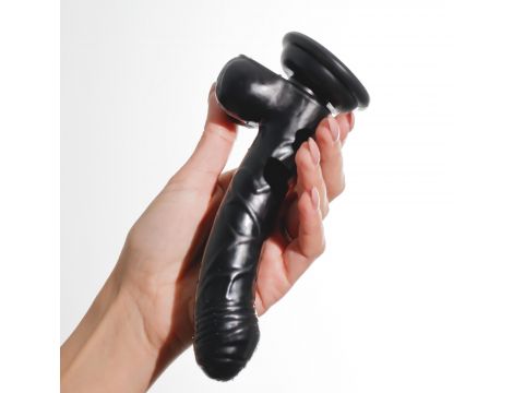 Dildo żelowe Crushious Hudini analne czarny 17 5 cm - 11