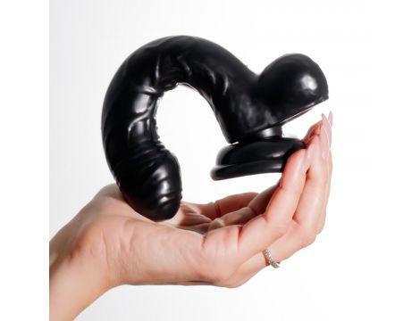 Dildo żelowe Crushious Hudini analne czarny 17 5 cm - 9
