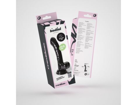 Dildo żelowe Crushious Hudini analne czarny 17 5 cm - 10
