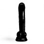 Dildo żelowe Crushious Hudini analne czarny 17 5 cm - 6