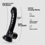 Dildo żelowe Crushious Hudini analne czarny 17 5 cm - 9